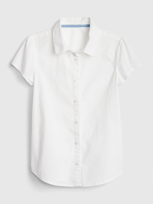 L'image numéro 1 présente Chemise d’uniforme à manches courtes pour enfant