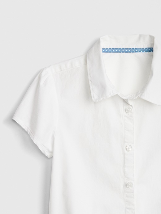 L'image numéro 4 présente Chemise d’uniforme à manches courtes pour enfant
