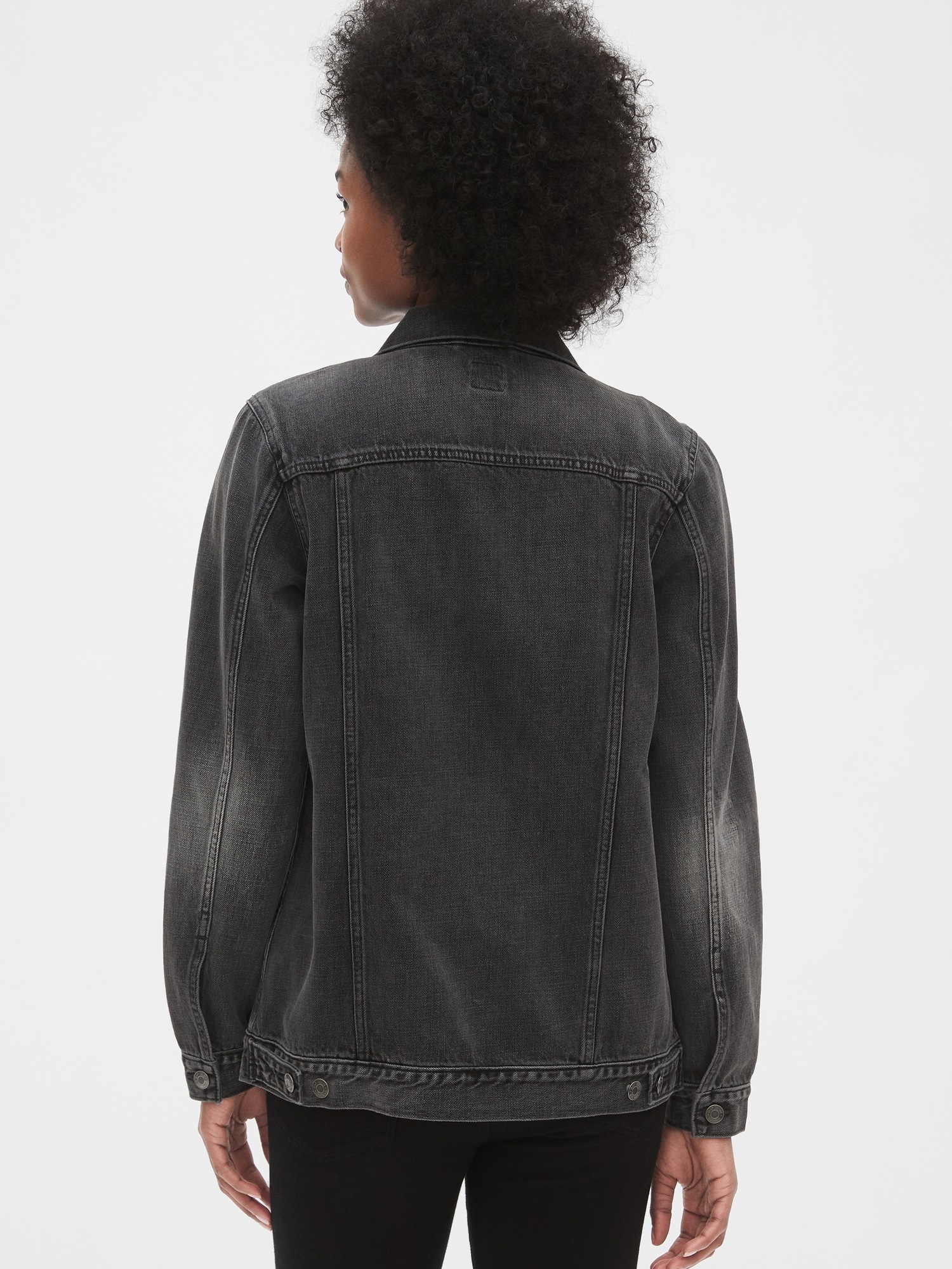 gap oversized icon denim jacket