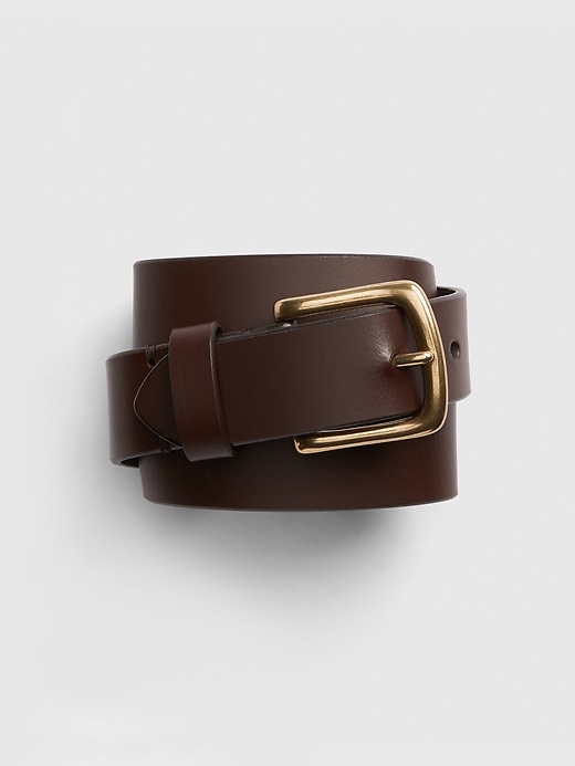 View large product image 1 of 1. Kids Leather Belt