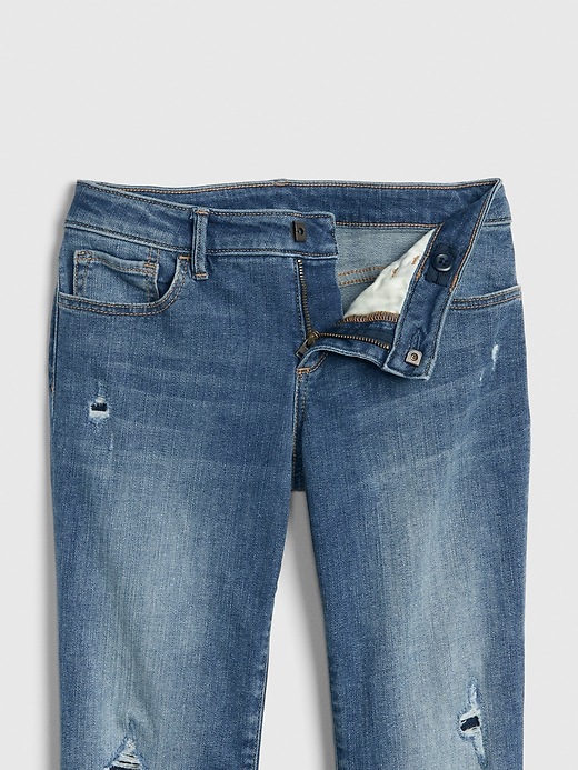 Image number 4 showing, Kids Destructed Boot Jeans with Stretch