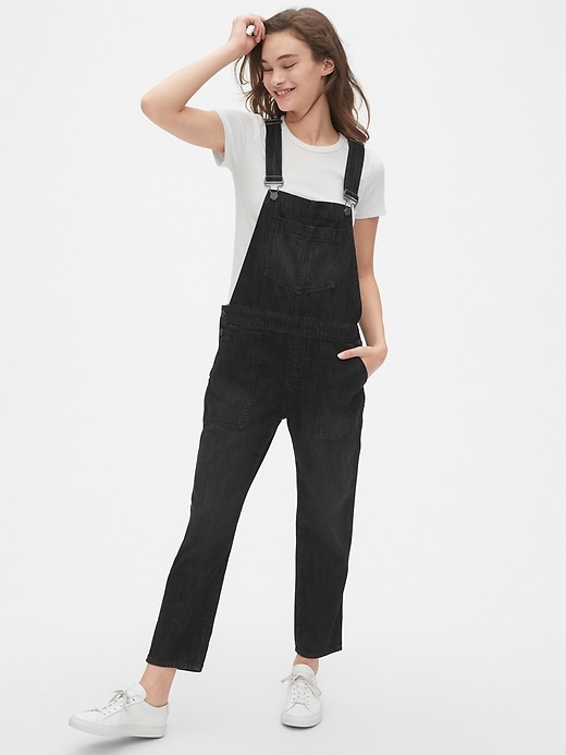 Image number 1 showing, Relaxed Denim Overalls with Washwell&#153