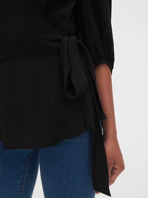 Image number 5 showing, Wrap Blouse