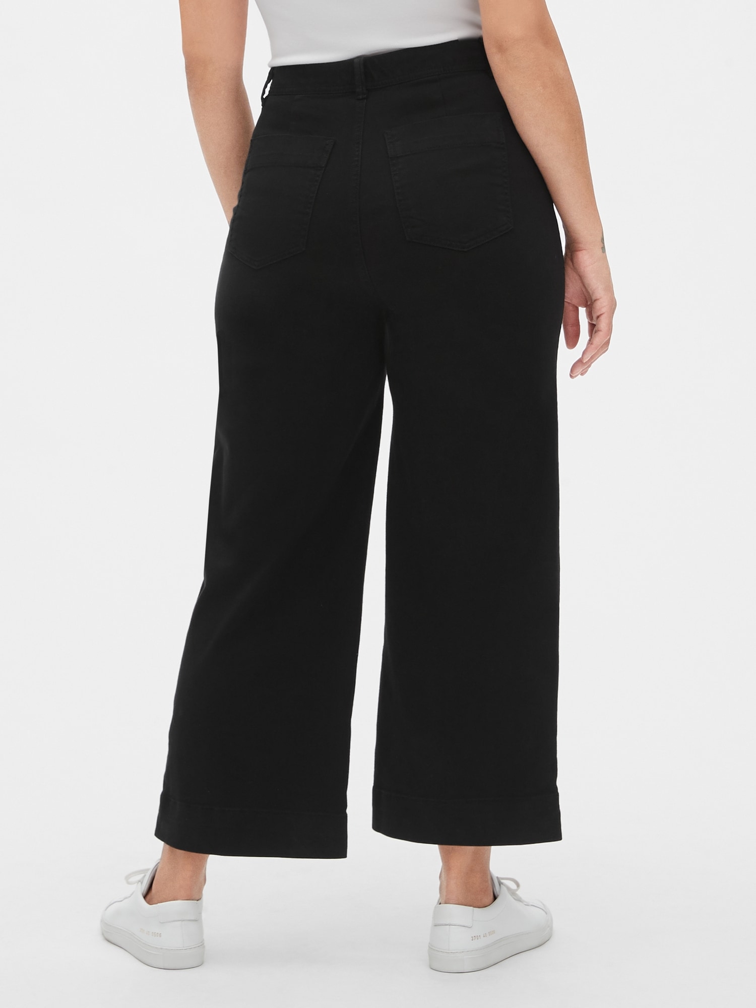 gap high rise crop flare pants
