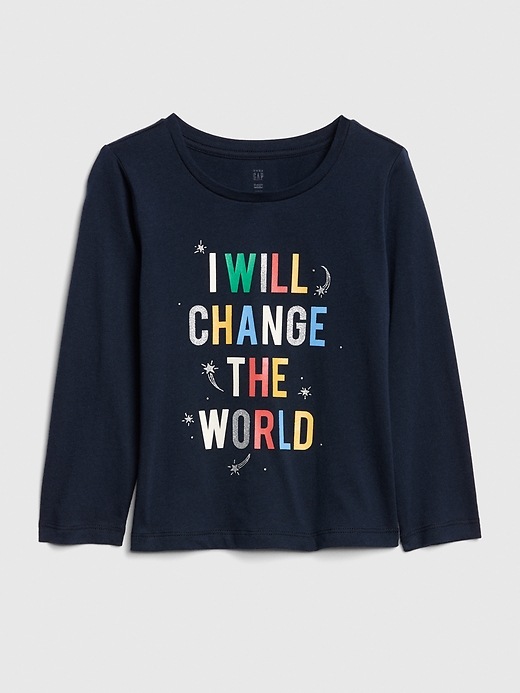 Image number 4 showing, Toddler Graphic Long Sleeve T-Shirt