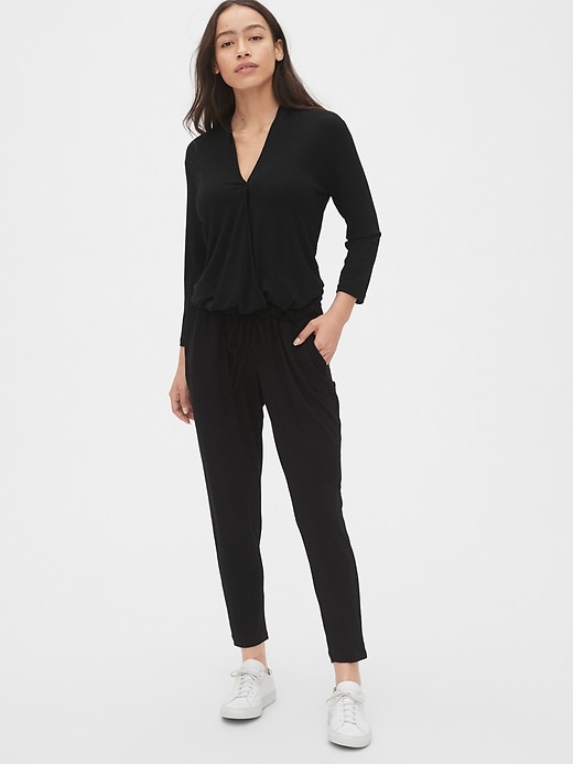 Image number 5 showing, Maternity Wrap Jumpsuit
