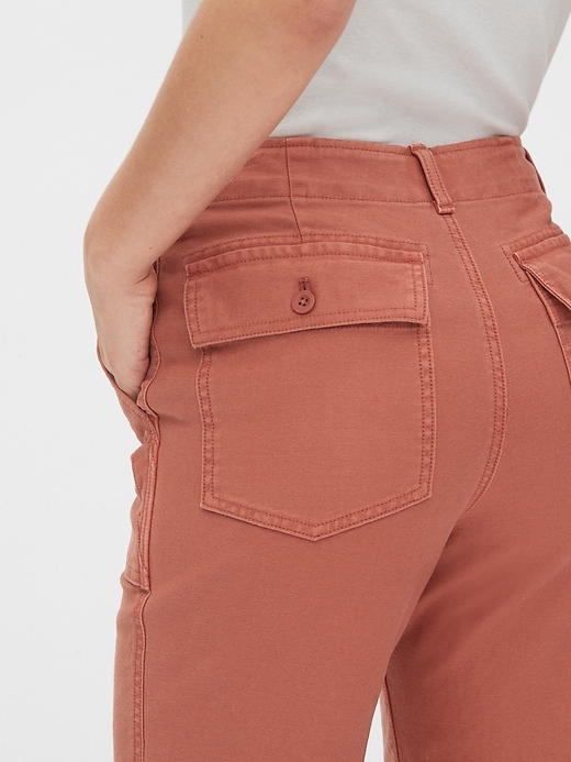 Image number 5 showing, High Rise Straight Crop Chinos