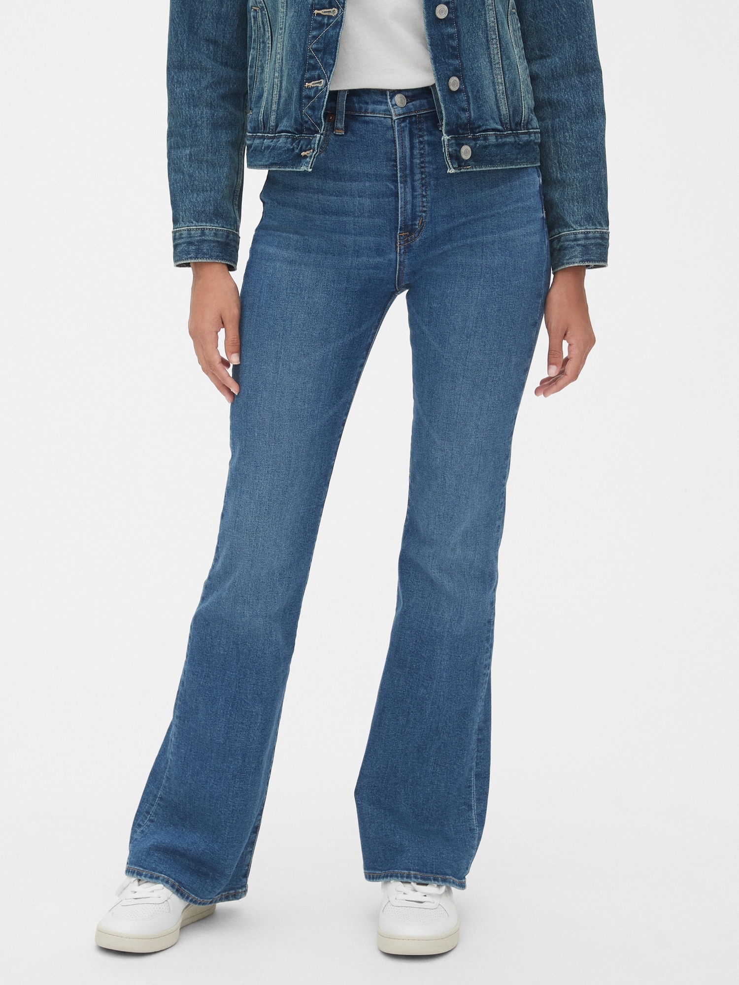 70s Pioneer High Rise Flare Jeans