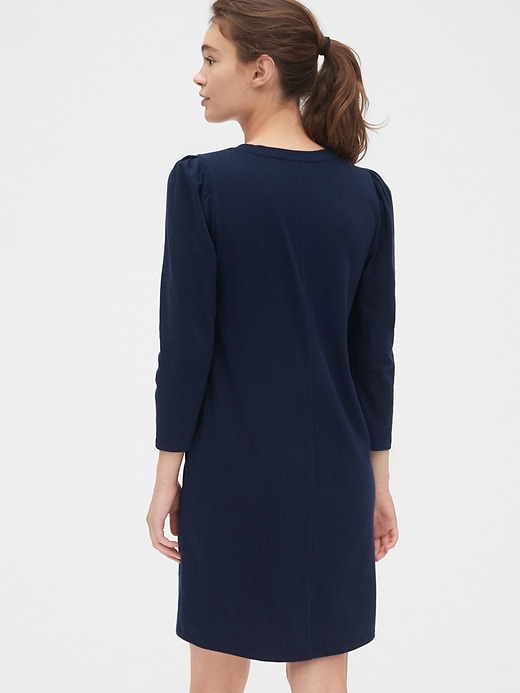 Image number 2 showing, Puff Sleeve T-Shirt Dress