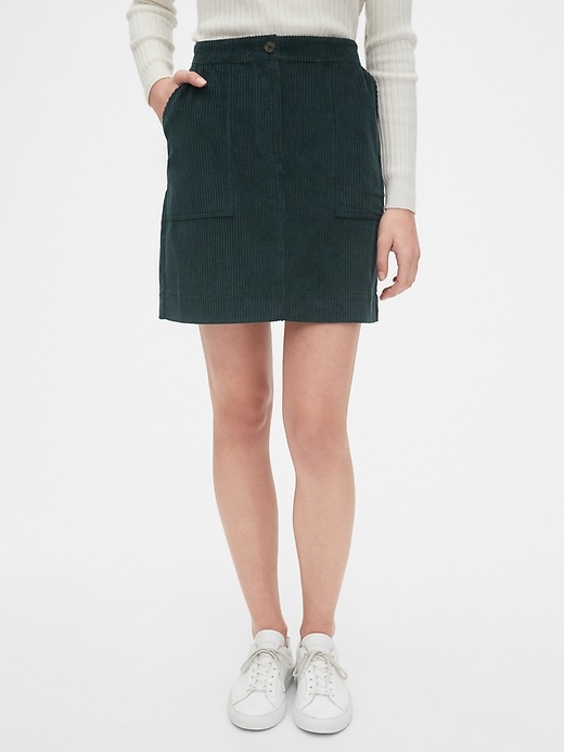 Image number 5 showing, Corduroy Mini Skirt