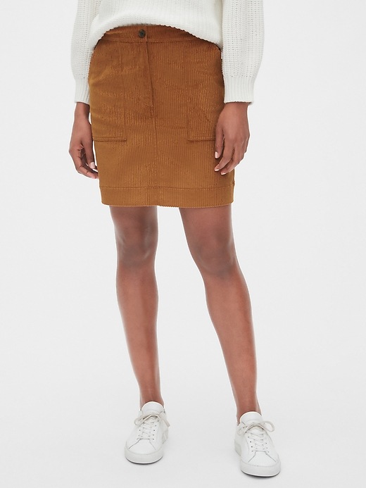 Image number 4 showing, Corduroy Mini Skirt