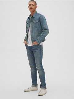 gap men's denim jacket