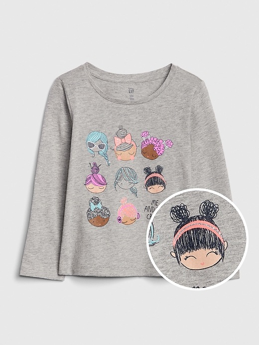 Image number 1 showing, Toddler Graphic Long Sleeve T-Shirt