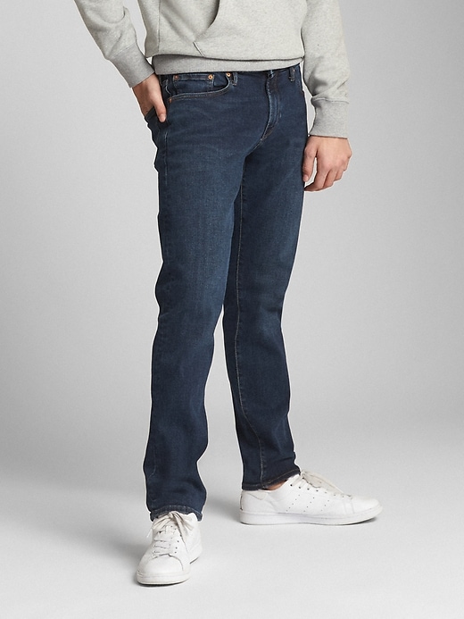 L'image numéro 1 présente Jeans Washwell extensible, coupe cintrée