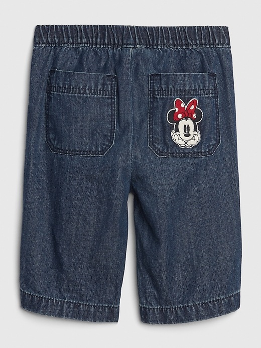 Image number 2 showing, babyGap &#124 Disney Minnie Mouse Wide-Leg Jeans