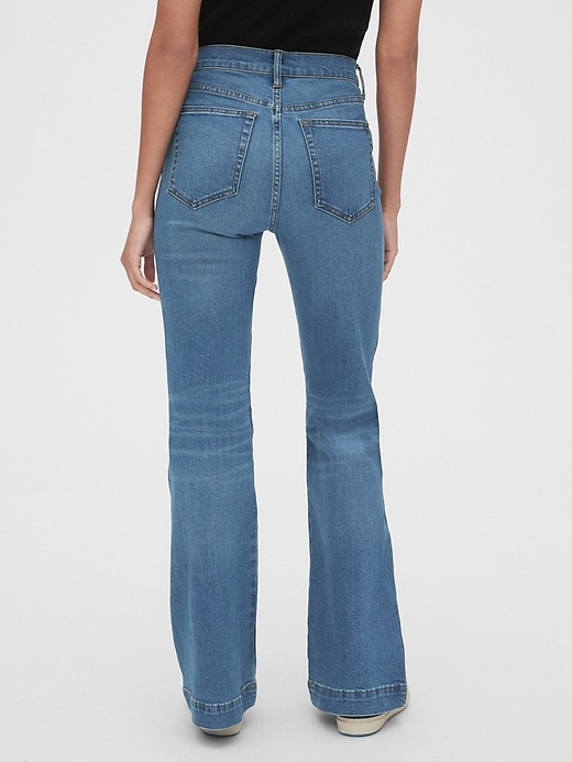Image number 2 showing, High Rise Flare Jeans with Secret Smoothing Pockets