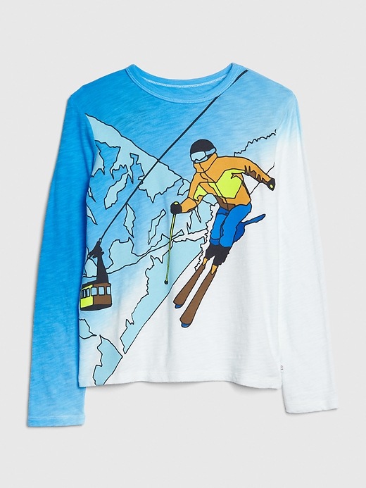 Image number 5 showing, Kids Graphic Long Sleeve T-Shirt