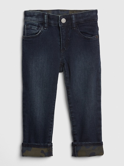 Image number 1 showing, Toddler Straight Jeans with Stretch