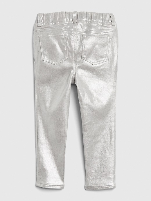 Image number 2 showing, Toddler Foil Jeggings with Stretch