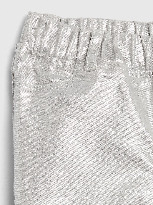 Image number 3 showing, Toddler Foil Jeggings with Stretch
