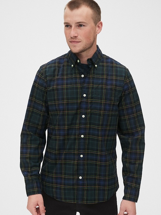View large product image 1 of 1. Lived-in Stretch Poplin Shirt