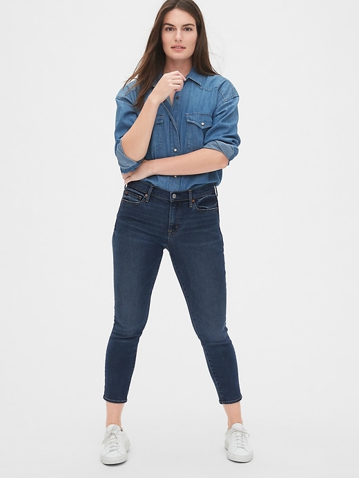 Image number 6 showing, Soft Wear Mid Rise True Skinny Ankle Jeans