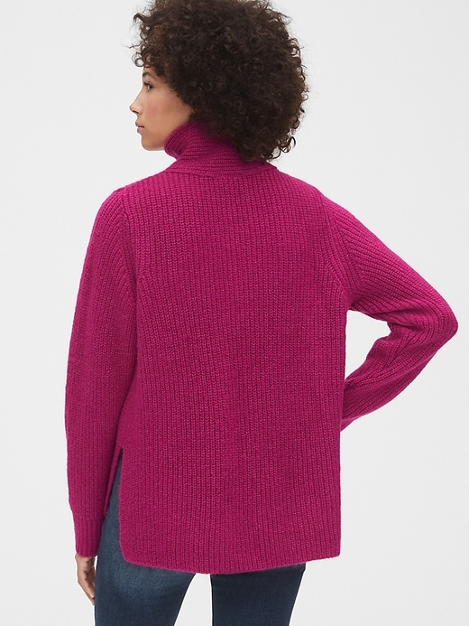 Image number 2 showing, Shaker Stitch Half-Zip Sweater