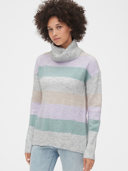 View large product image 1 of 1. Brushed Turtleneck Sweater