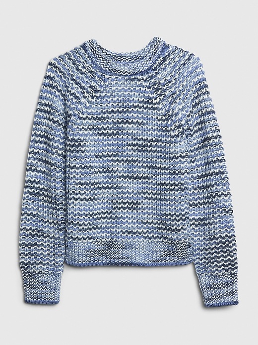 Image number 6 showing, Marled Textured Raglan Sweater