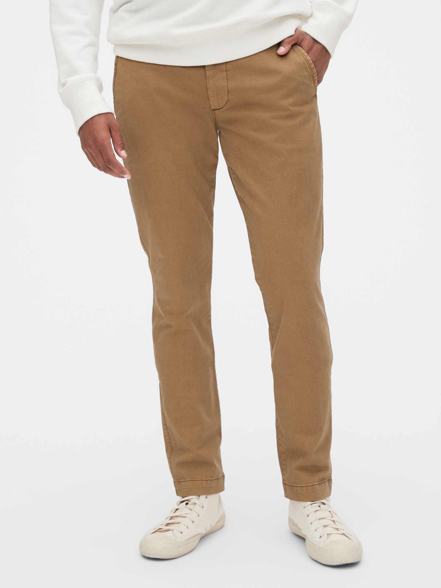 gap skinny stretch khakis