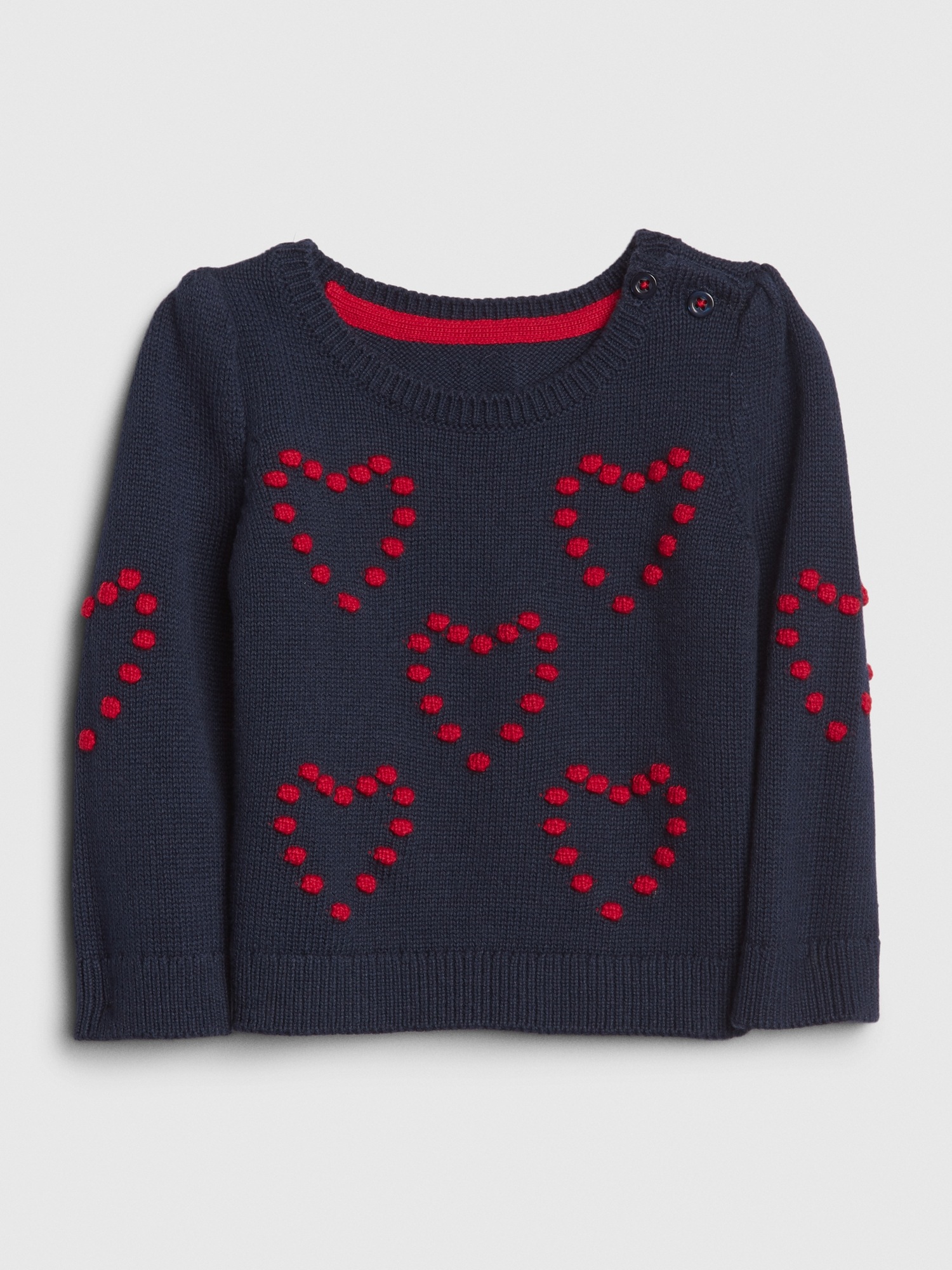 baby heart sweater