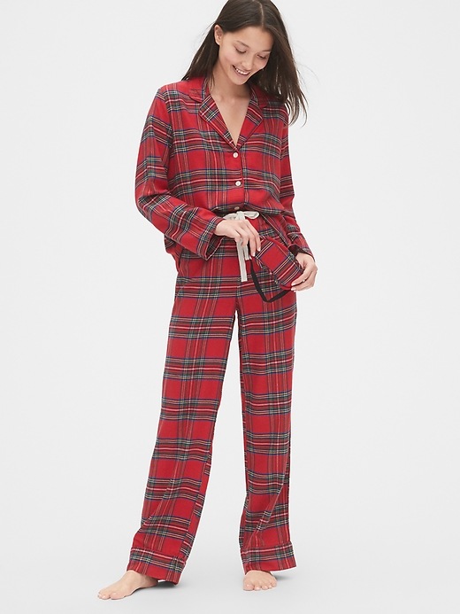 View large product image 1 of 1. Flannel Pajama Set