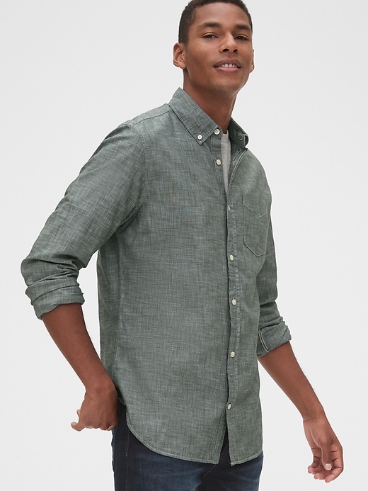 View large product image 1 of 1. Chambray Shirt