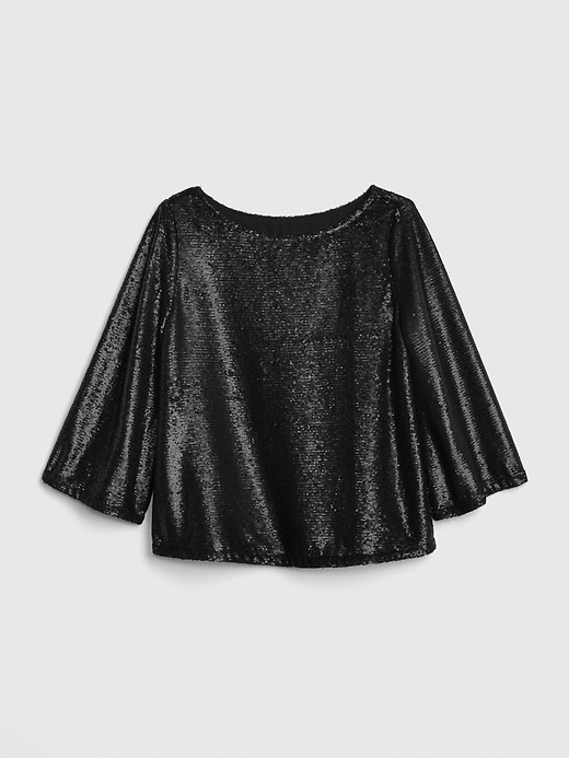 Image number 6 showing, Three-Quarter Sleeve Sequin Top