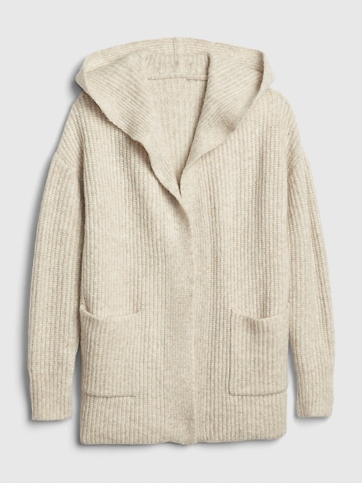 Image number 6 showing, Ribbed Longline Cardigan Sweater