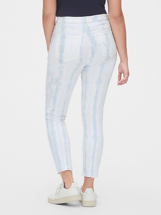 Image number 2 showing, High Rise Tie-Dye True Skinny Jeans with Secret Smoothing Pockets