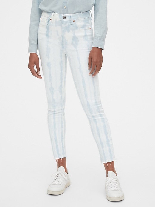 Image number 6 showing, High Rise Tie-Dye True Skinny Jeans with Secret Smoothing Pockets