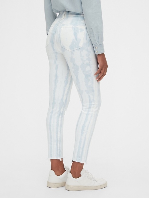 Image number 7 showing, High Rise Tie-Dye True Skinny Jeans with Secret Smoothing Pockets