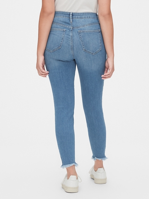 Image number 2 showing, High Rise Curvy True Skinny Ankle Jeans with Secret Smoothing Pockets