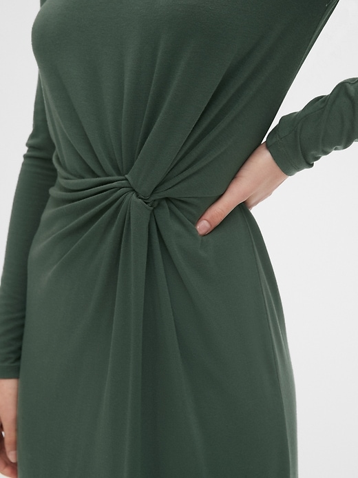 Image number 5 showing, Twist-Front Dress in TENCEL&#153