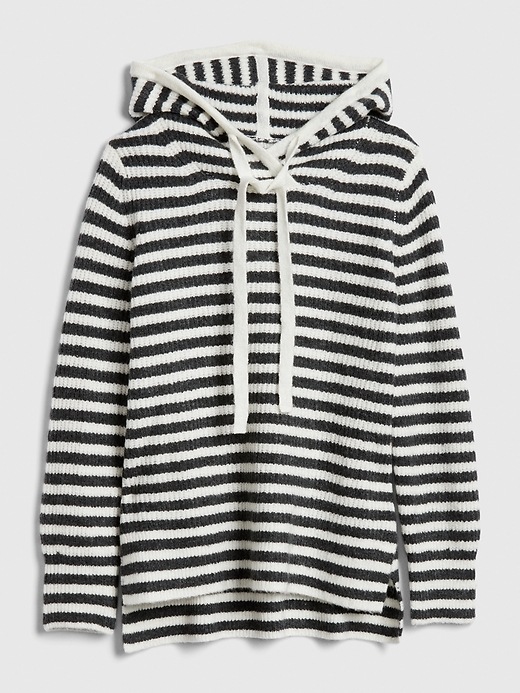 Image number 6 showing, Ribbed Pullover Hoodie Sweater