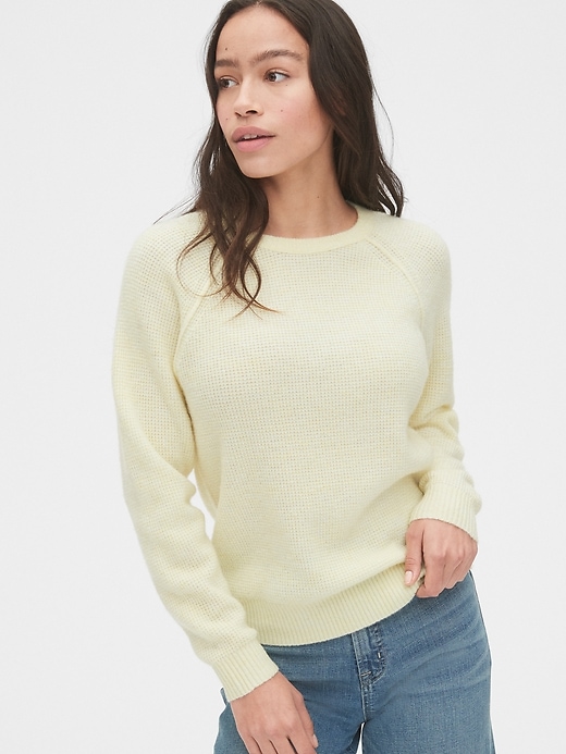 View large product image 1 of 1. Waffle-Knit Sweater