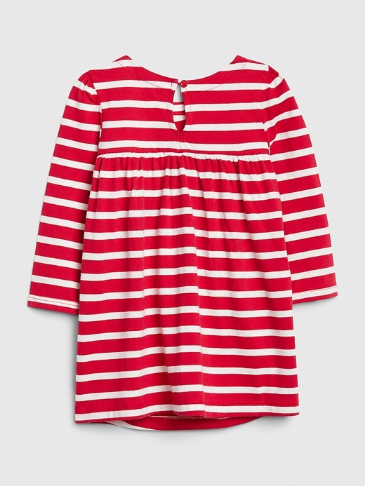 Image number 2 showing, Baby Stripe Heart Dress