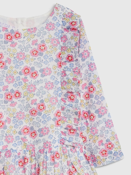 Image number 3 showing, Toddler Floral Drop-Waist Dress