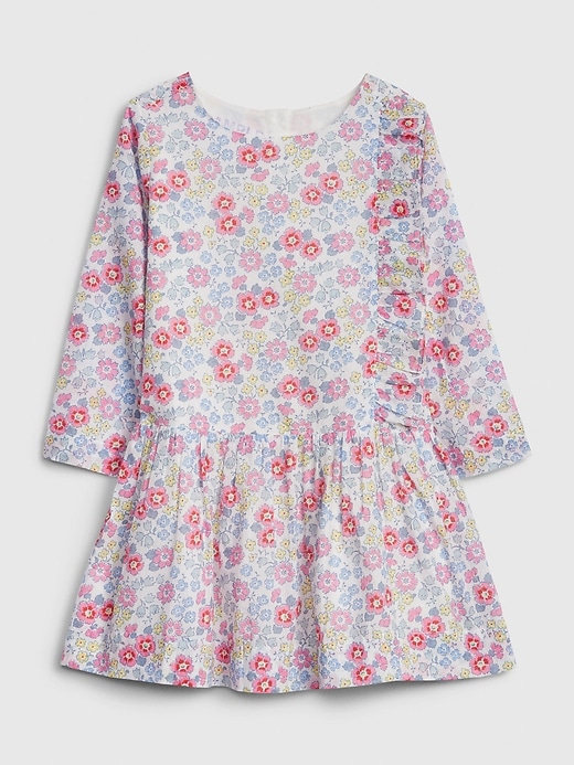 Image number 1 showing, Toddler Floral Drop-Waist Dress