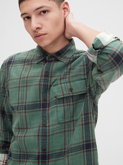 Image number 5 showing, Plaid Twill Shirt