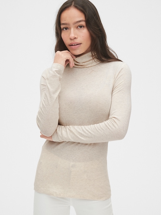 Image number 7 showing, Featherweight Turtleneck T-Shirt