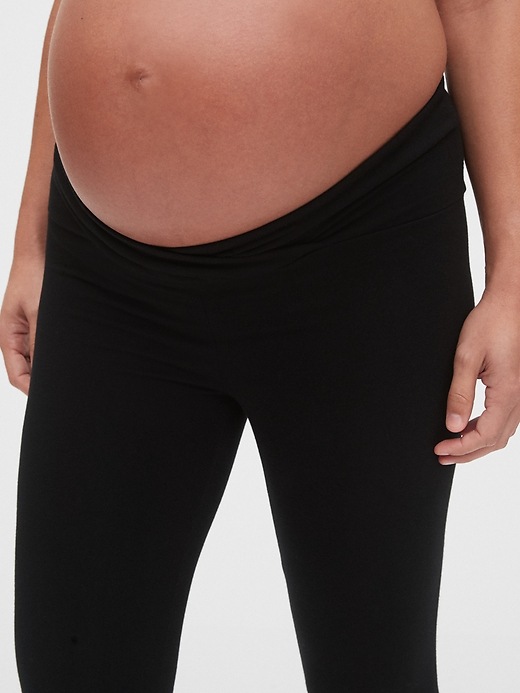 Image number 3 showing, Maternity Low Rise Leggings