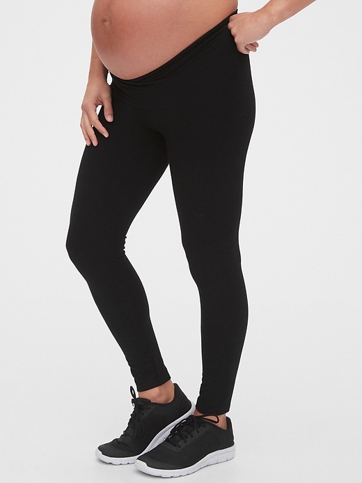 Image number 1 showing, Maternity Low Rise Leggings