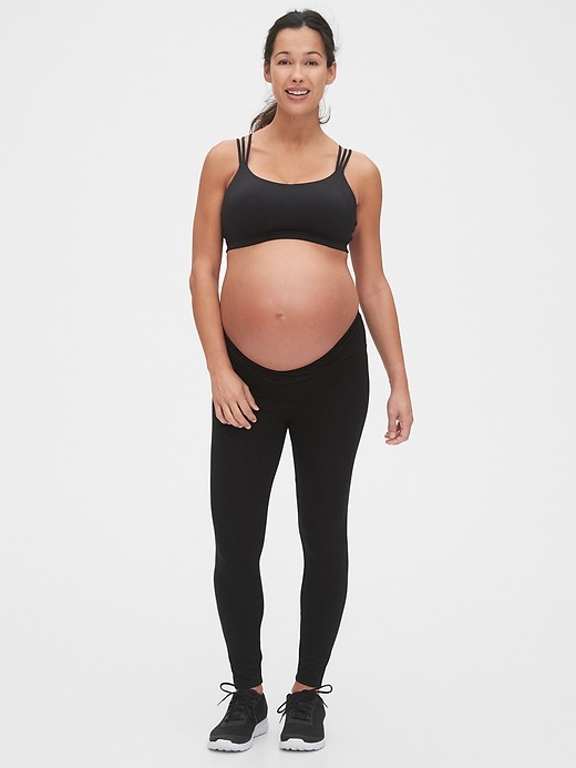 Image number 4 showing, Maternity Low Rise Leggings